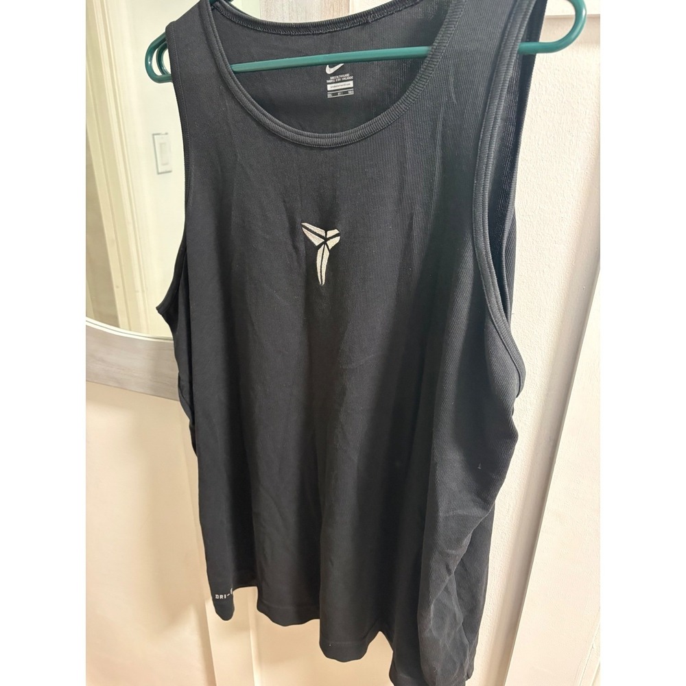 Nike Kobe Bryant Mamba LogoTank Top Mens 3XL Black Sleeveless Shirt
